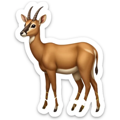 Hirola Antelope sticker