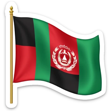 Afghanistan flag sticker