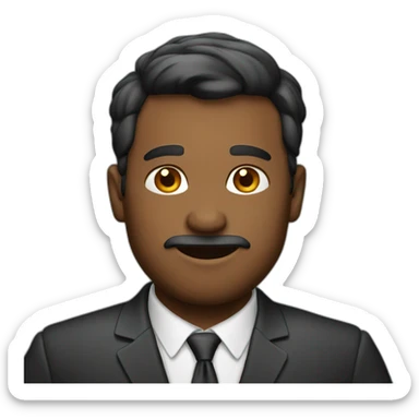 bussines man sticker