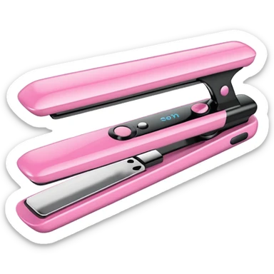 Cute Hair straightner, different design, varous color sticker