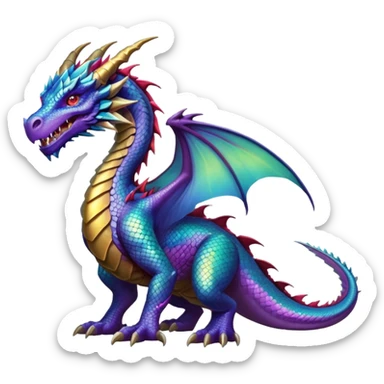 Warcraft-Dragon -female sticker