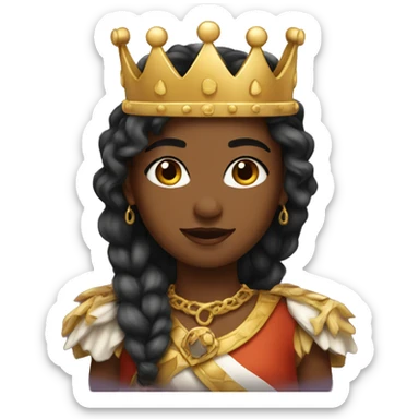 King girl sticker
