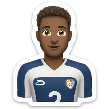 Joueur de foot sticker