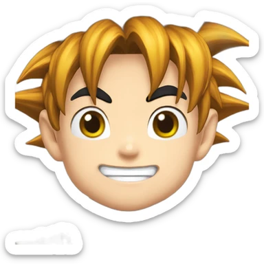 kid-goku-anime sticker