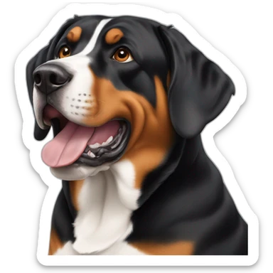 Greater Swiss mountain dog sticker