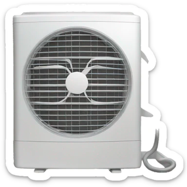 Air Conditioner flowing air sticker