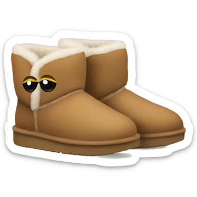 ugg slippers  sticker