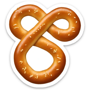 pretzel sticker