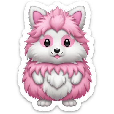 Furfrou, full body sticker