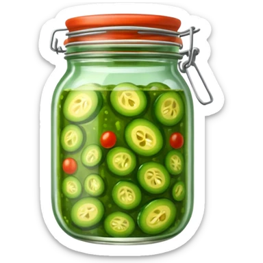 Relish Jar sticker
