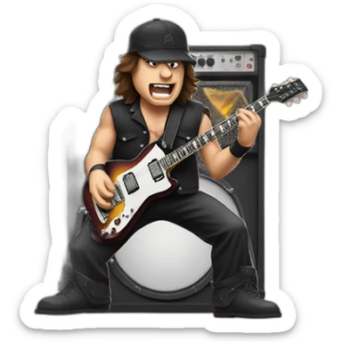 Ac/dc in concert sticker