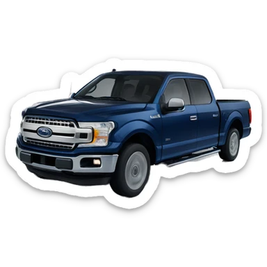 Midnight blue f150 facing me sticker