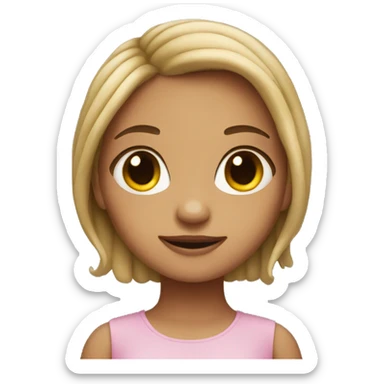 girl with snake bottom sticker