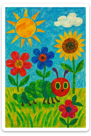 Eric carle w sticker
