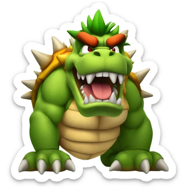 Bowser sticker