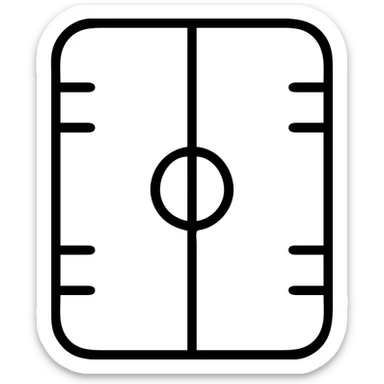 football field icon sticker