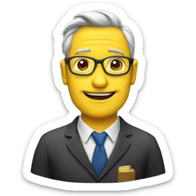 une prof banane sticker