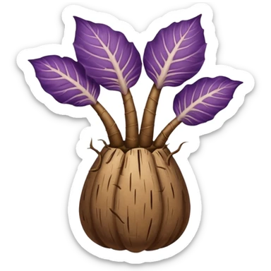 taro root sticker
