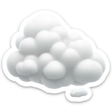 Clouds  sticker