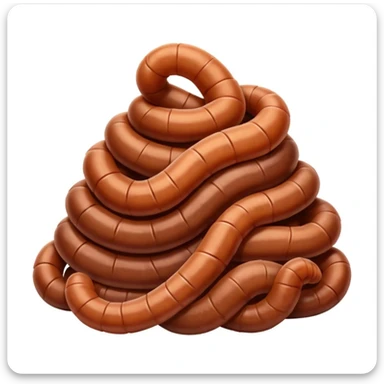 Worms upon worms sticker