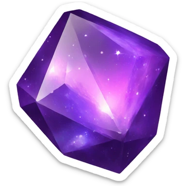 Nebula Gemstone Crystal sticker