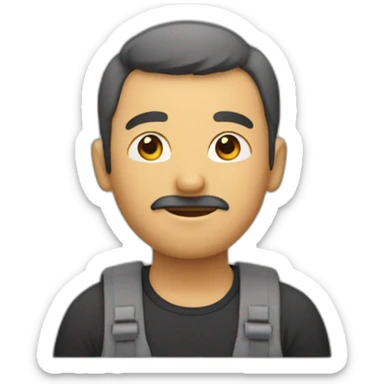 homme qui fait un zero avec ses doigts sticker