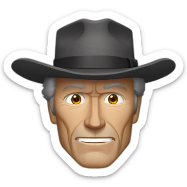 Clint eastwood sticker