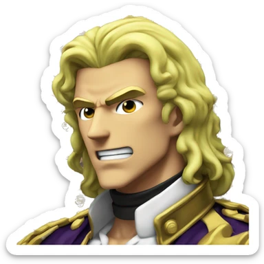 Dio brando from jojos bizzare adventure sticker