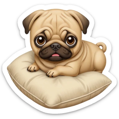 Pug humping sticker