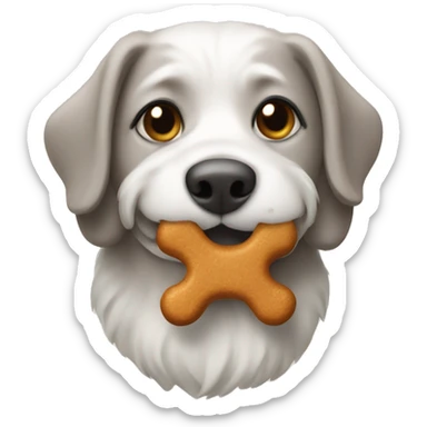 A dog treat sticker