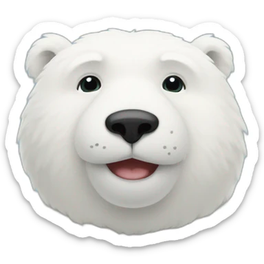 Ours polaire sticker