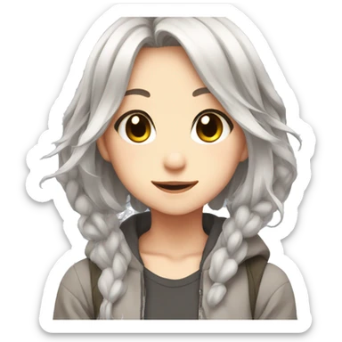 cute anime girls  sticker