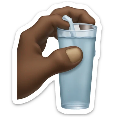 Thirsty emoji  sticker