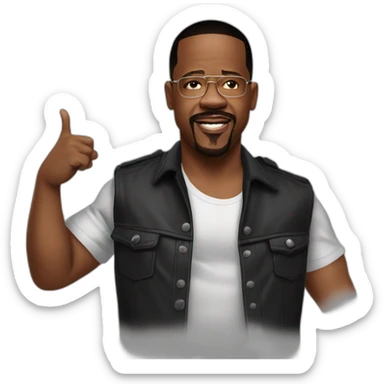 Martin Lawrence from movie bad boys. Very realistic sticker