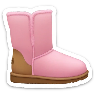 Uggs pink short sticker