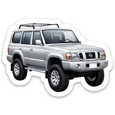 Nissan Patrol - Nissan (Model Year: 2022) (Iconic colour: Silver) sticker