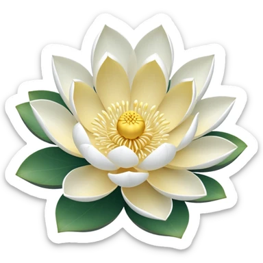 Hasu (Japanese Lotus) sticker