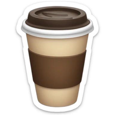 coffee cup to go sticker