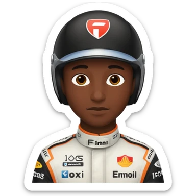 f1 driver black bear sticker