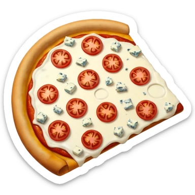 Pizza ou dessus c'est bleu blanc rouge sticker