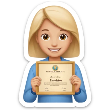 PERSONA CERTIFICANDOSE sticker