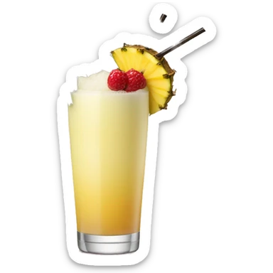 Pinacolada cocktail sticker