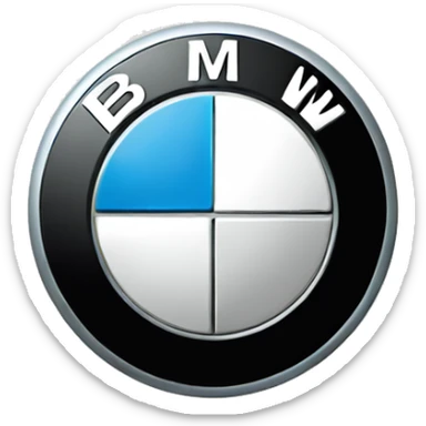 Bmw logo sticker