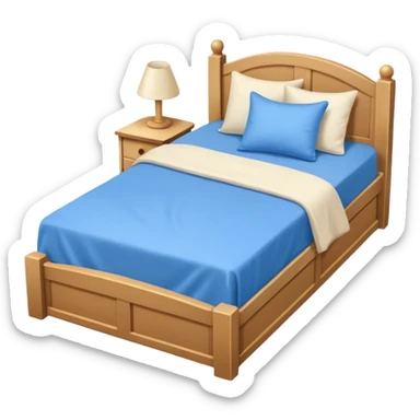 bed for kid sticker