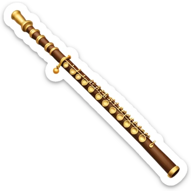 Krishna’s flute sticker