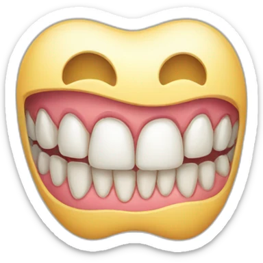 thing-teeth-teeth sticker