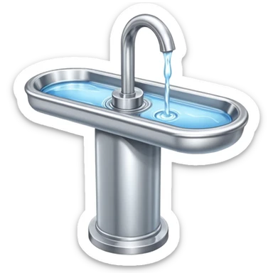 public drinking fountain sticker