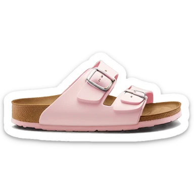 one light Pink Birkenstock sticker