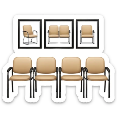 waiting room hospital sticker