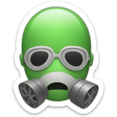 polluted air sticker